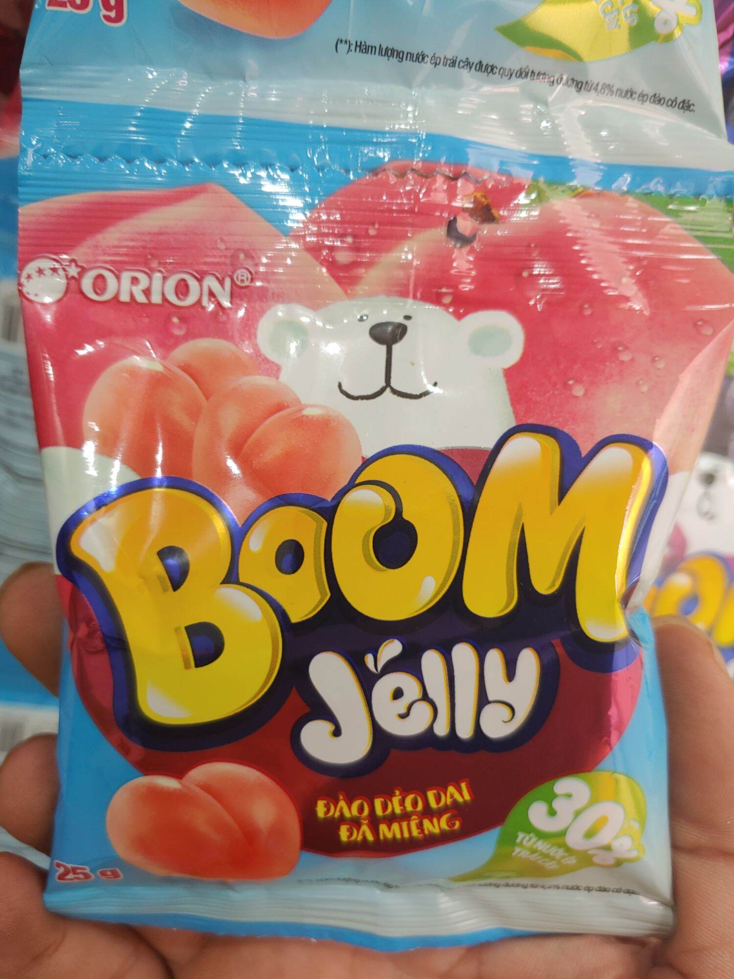 Kẹo dẻo Boom các vị gói 25g