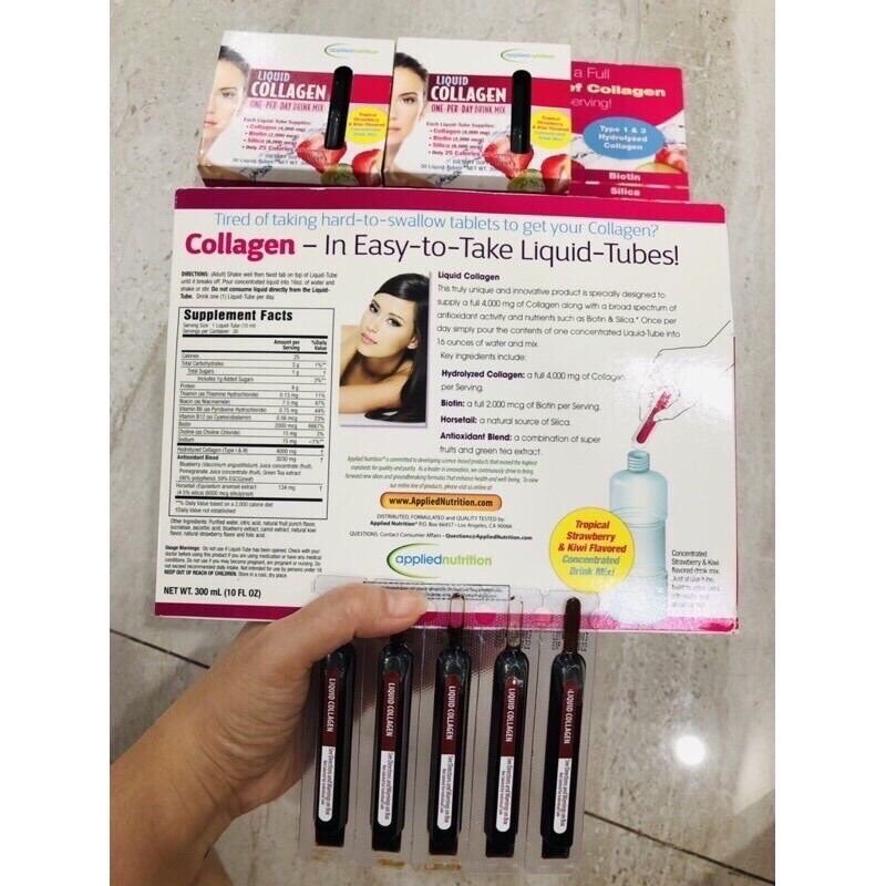 LIQUID COLLAGEN ONE-PER-DAY 4000MG CỦA MỸ