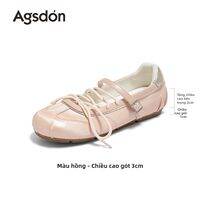 Agsdon | Dép Bệt Miu Style Mary Jane Đeo Dây Hồng Cho Mùa Hè