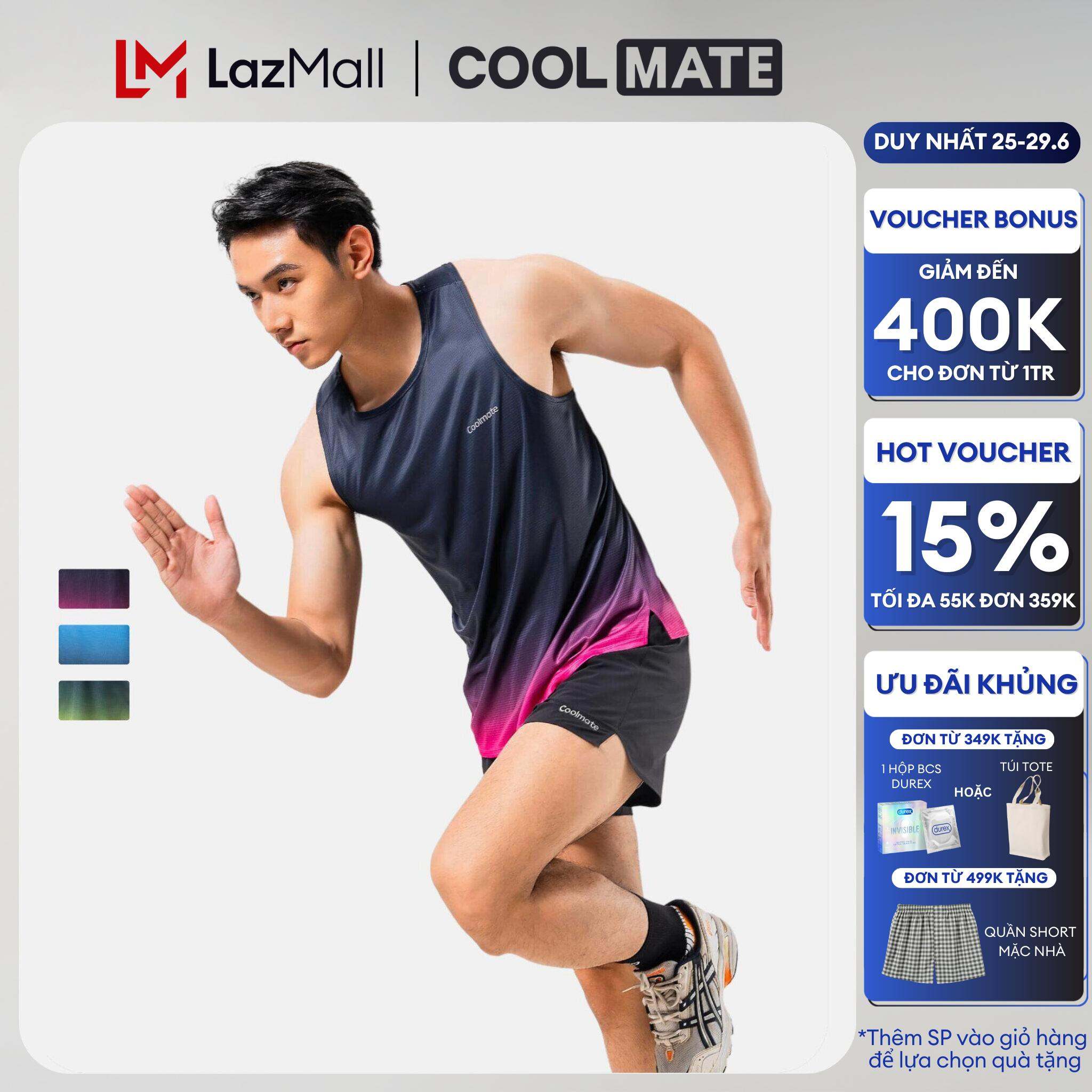 [CHỈ 25-29.6 TẶNG QUÀ ĐƠN 349K]Áo Singlet chạy bộ Graphic Special thấm hút, thoáng khí, nhanh khô - Thương hiệu Coolmate