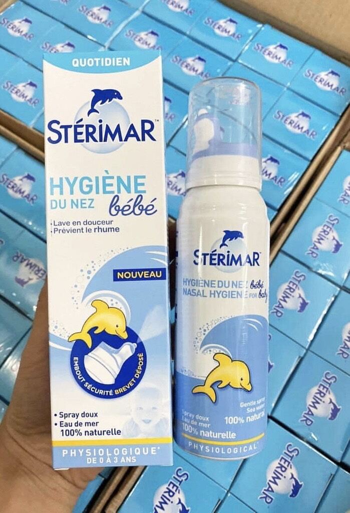 Xịt mũi Sterimar baby 100ml ( Xịt mũi cá heo pháp )