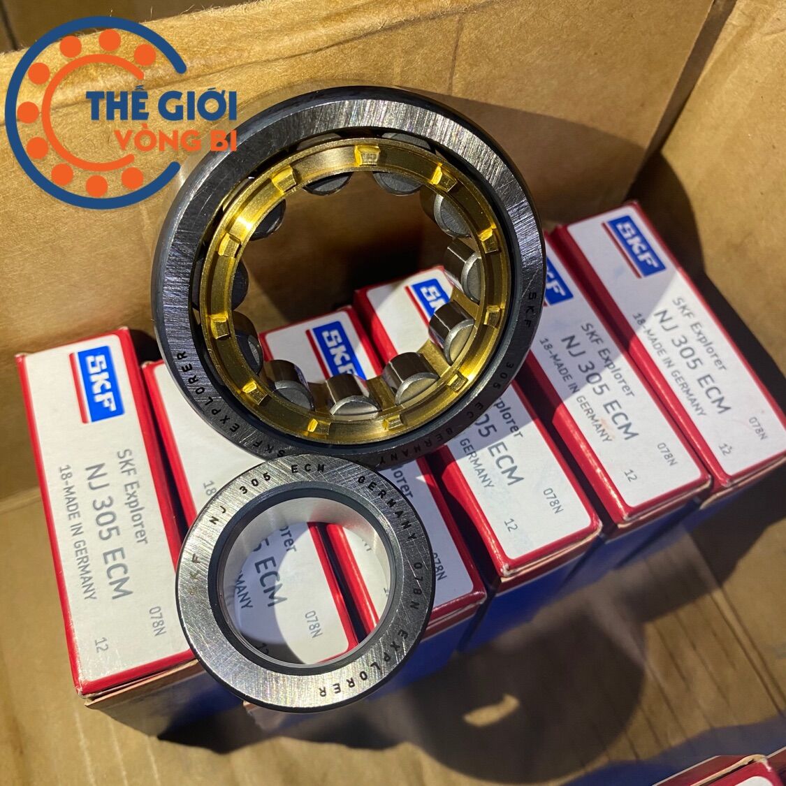 Vòng bi bạc đạn SKF NJ 305 ECM
