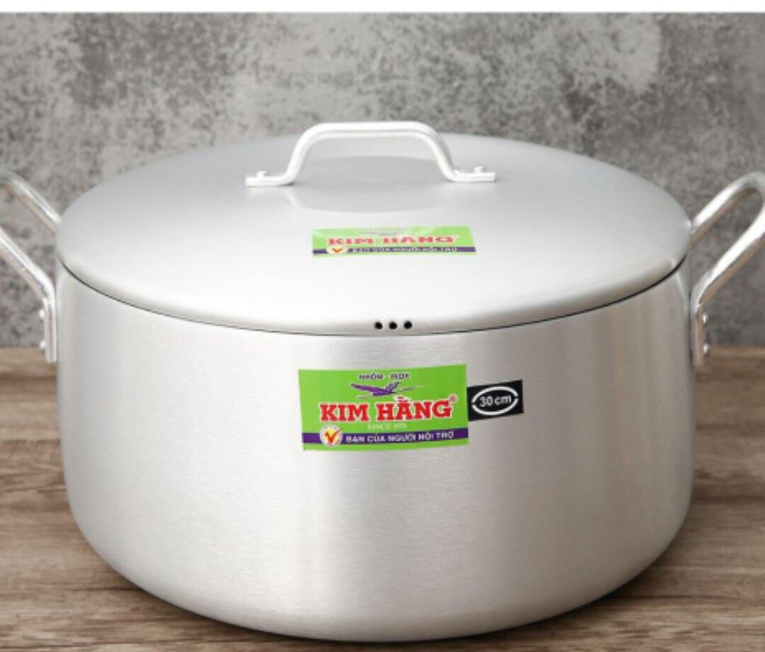 Nồi nhật nhôm kim hằng chính hãng size lớn 26 28 30cm