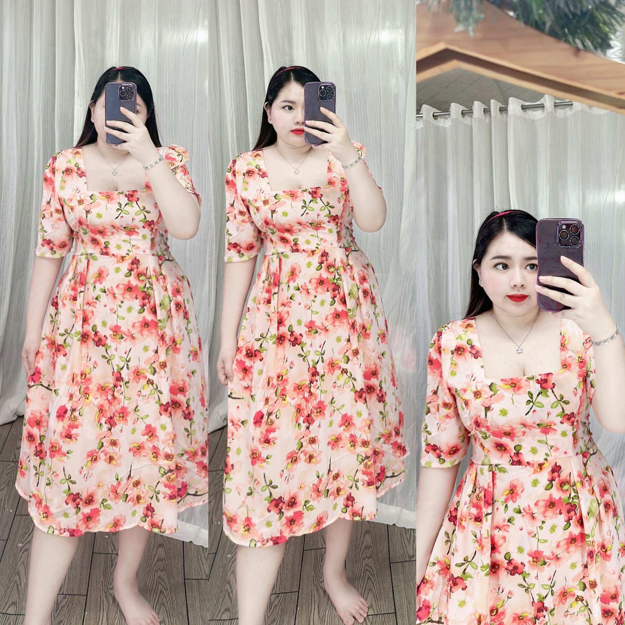 [Bigsize 65-90kg] Đầm cổ điển
