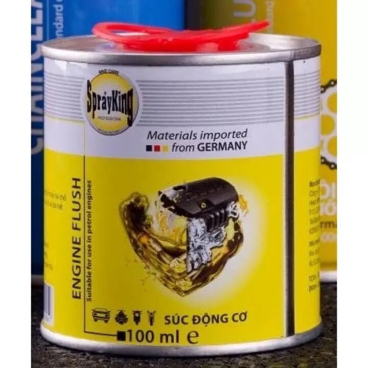 [HCM]Xúc động cơ sprayking chai 100ml giúp làm sạch động cơ xe máy và ô tô , vận hành êm ái