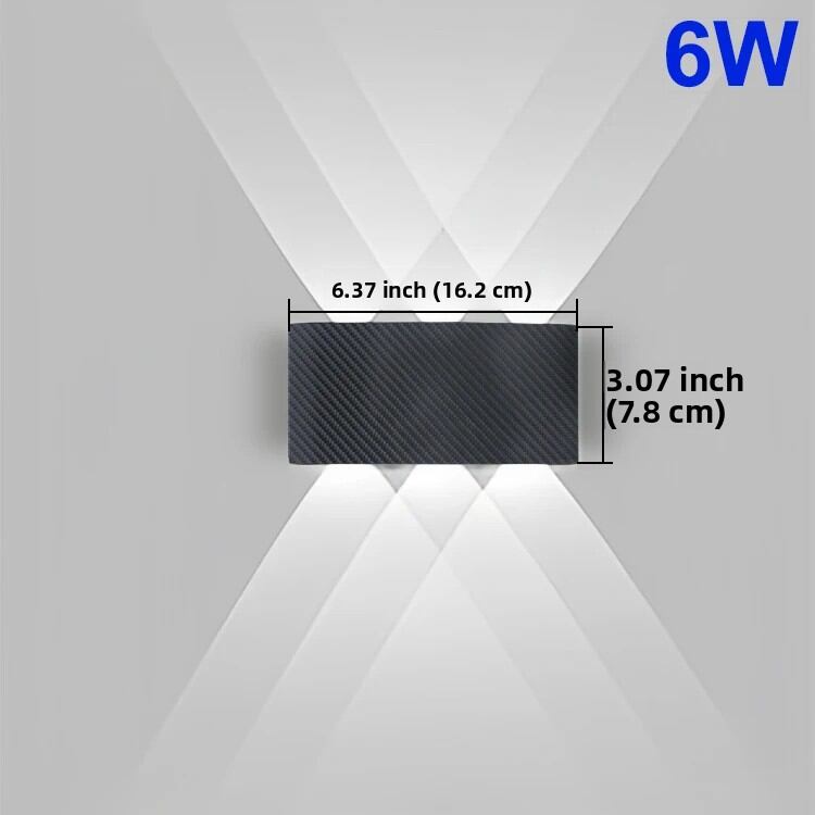 Đèn Tường Ngoài Trời LED Chống Nước Hiện Đại 6W/10W AC85-265V Chiếu Sáng Đương Đại Cho Phòng Ngủ Lối Đi Phòng Trưng Bày Trang Trí Phòng Khách
