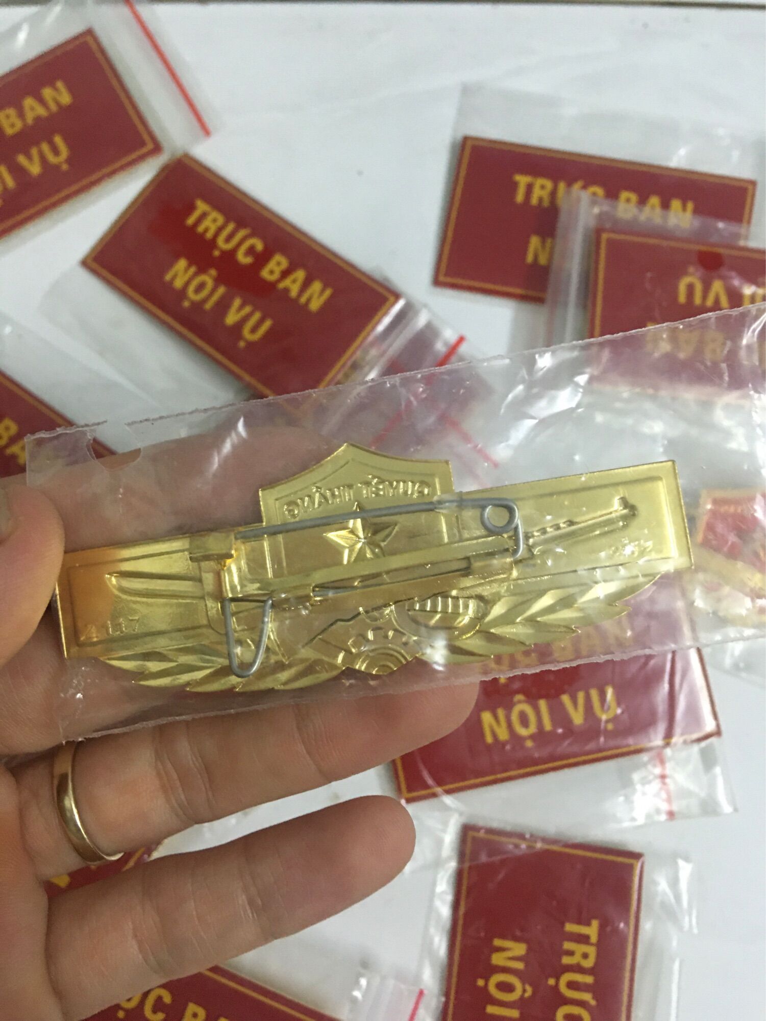 Huy hiệu, phù hiệu cài áo LQ