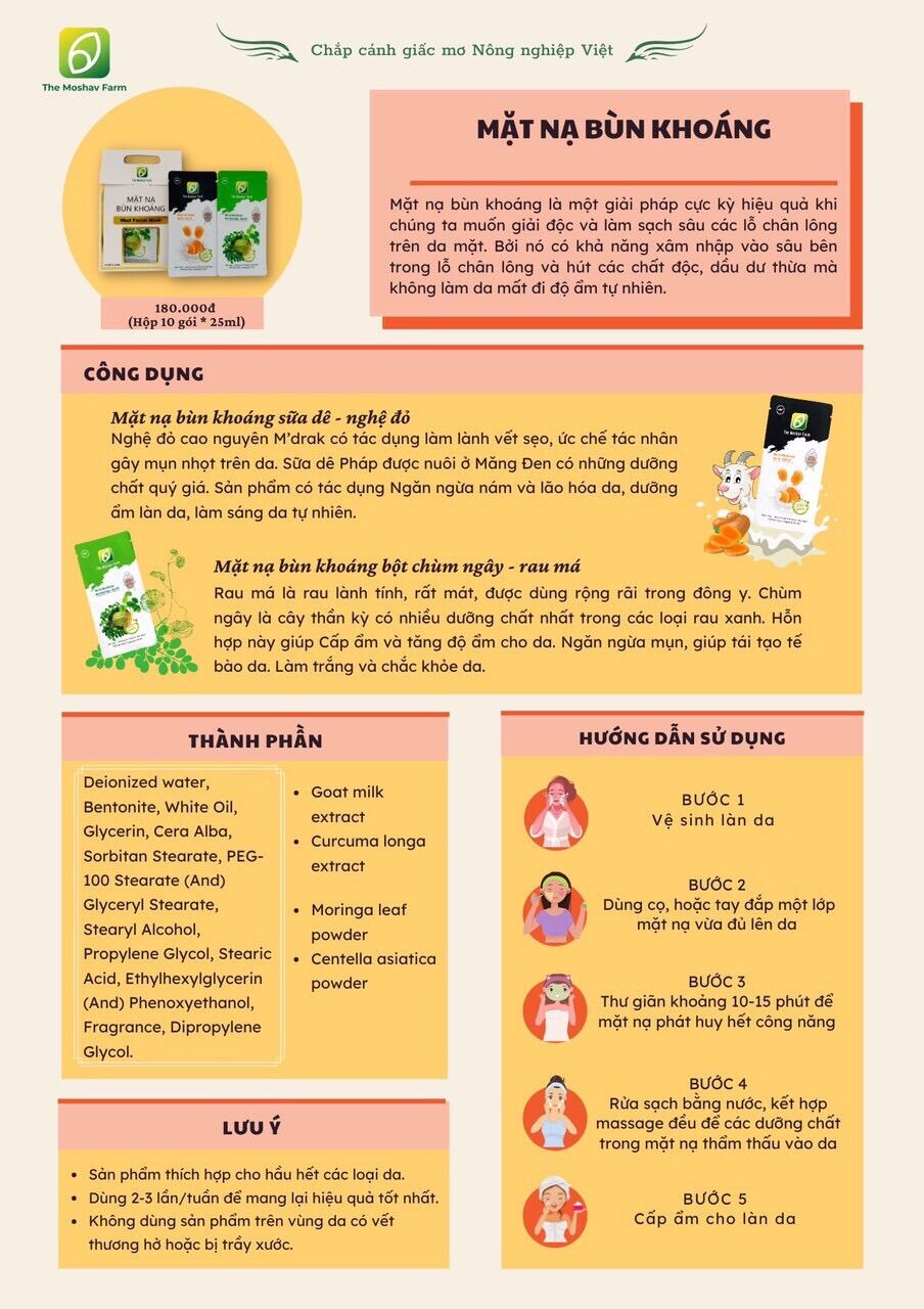 [HCM]mặt nạ bùn khoáng