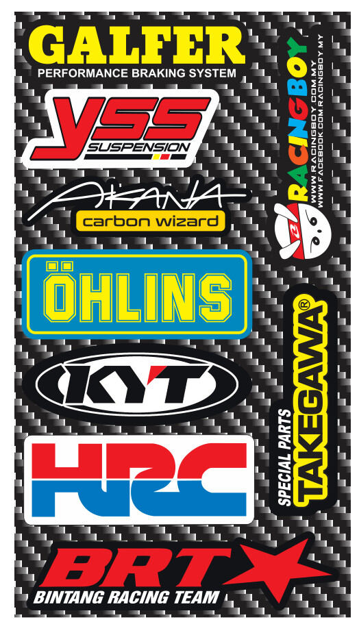 Set logo ohlins - akana - brt - kyt ....