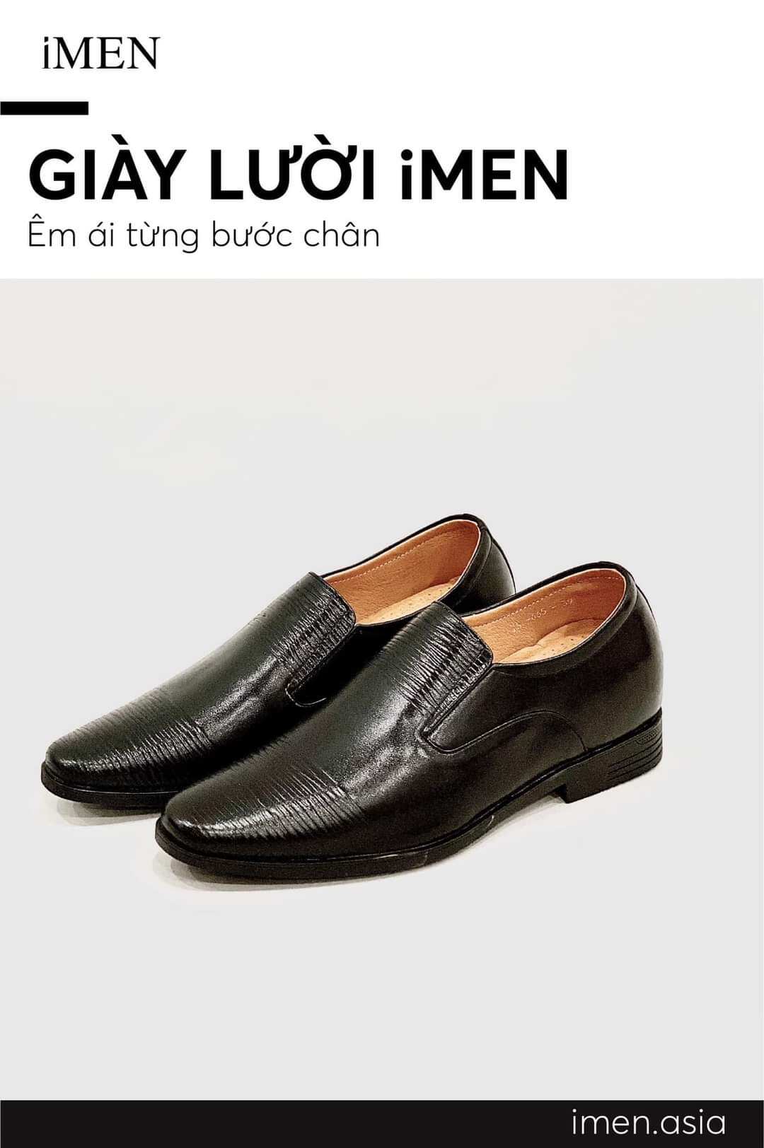 Giày lười nam da bò imen