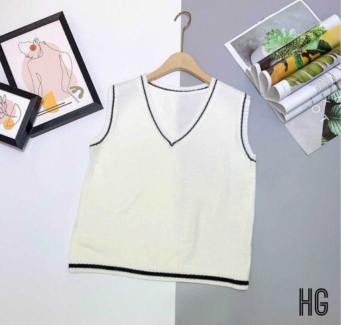 Áo len gile nữ thời trang ( không kèm áo trong )