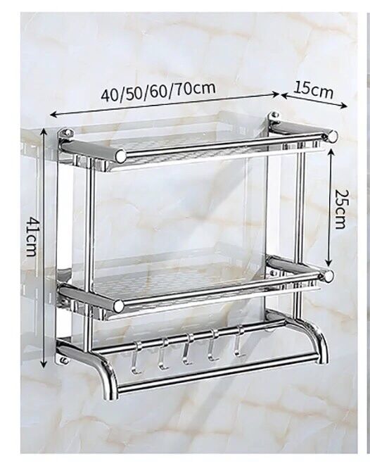 [HCM]Kệ 2 tầng inox 304