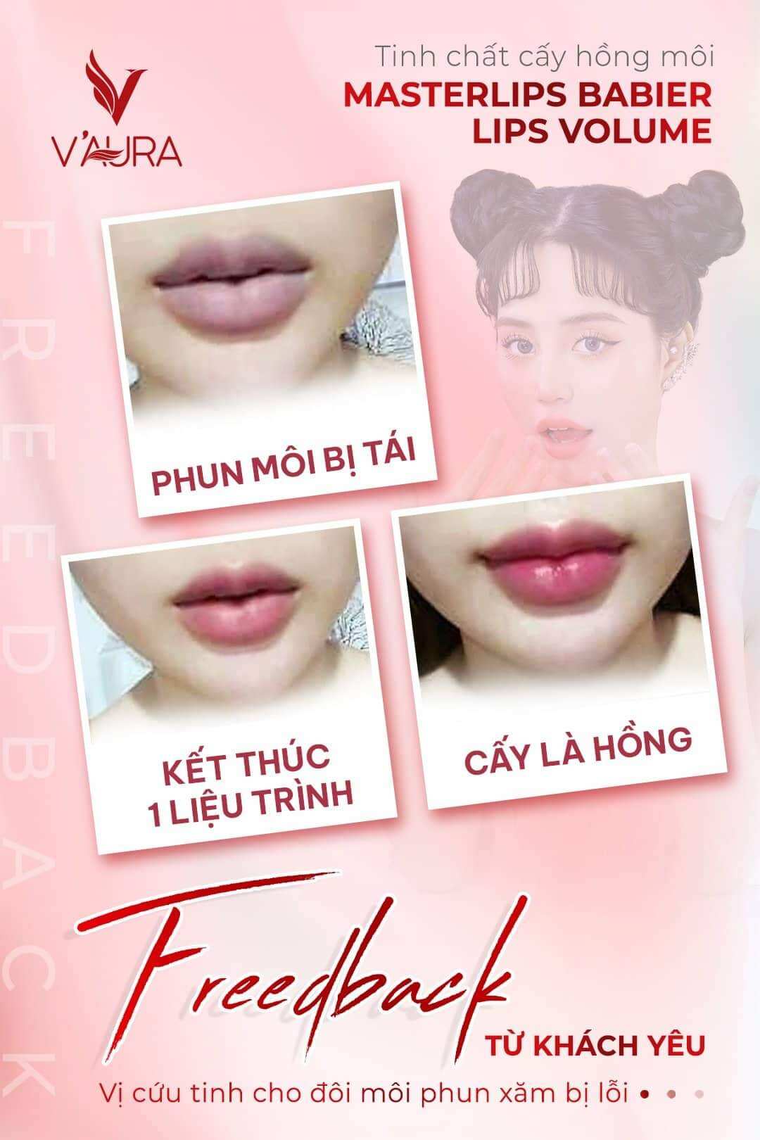 SERUM CẤY MÀU MÔI VAURA V3 (mẫu mới)
