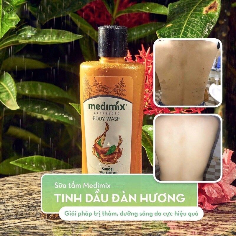 [Hcm]Sữa Tắm Medimix Đ&Agraven Hương V&Agrave Dầu Eladi 300Ml