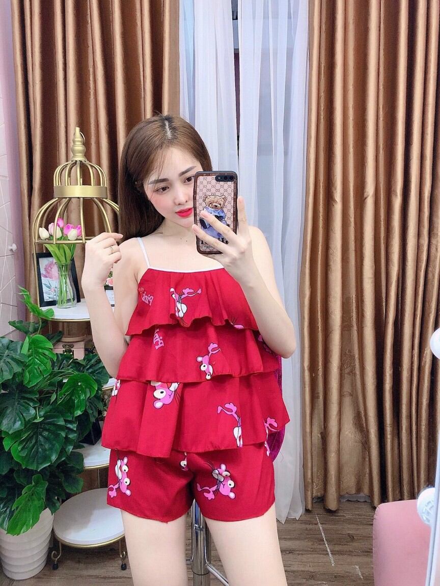 ĐỒ BỘ NỮ MẶC NHÀ PHI LỤA ĐẸP DỄ THƯƠNG - M81