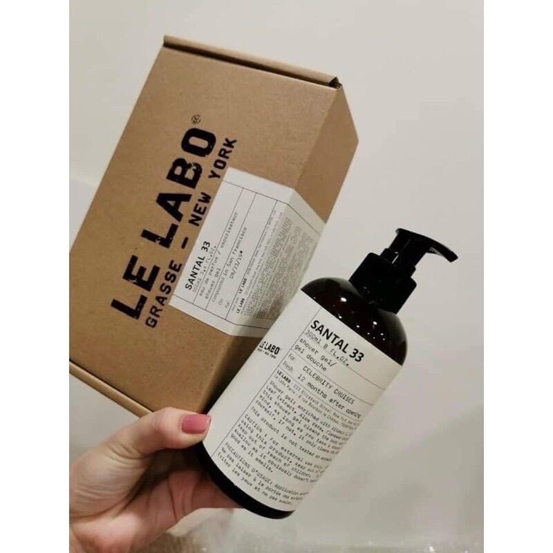 Sữa tắm Le Labo, sữa tắm hương nước hoa Le Labo Santal 33