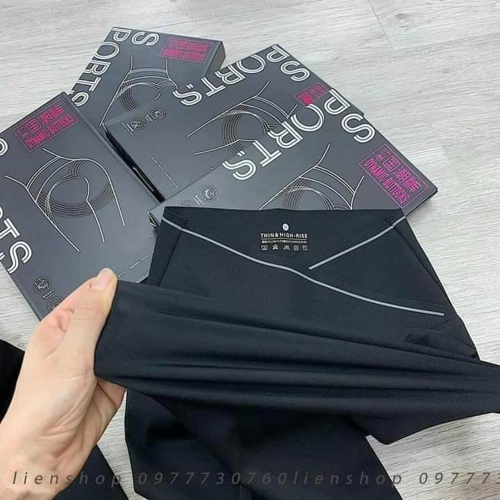 Quần leging nữ cạp vạt chéo co dãn lưng cao