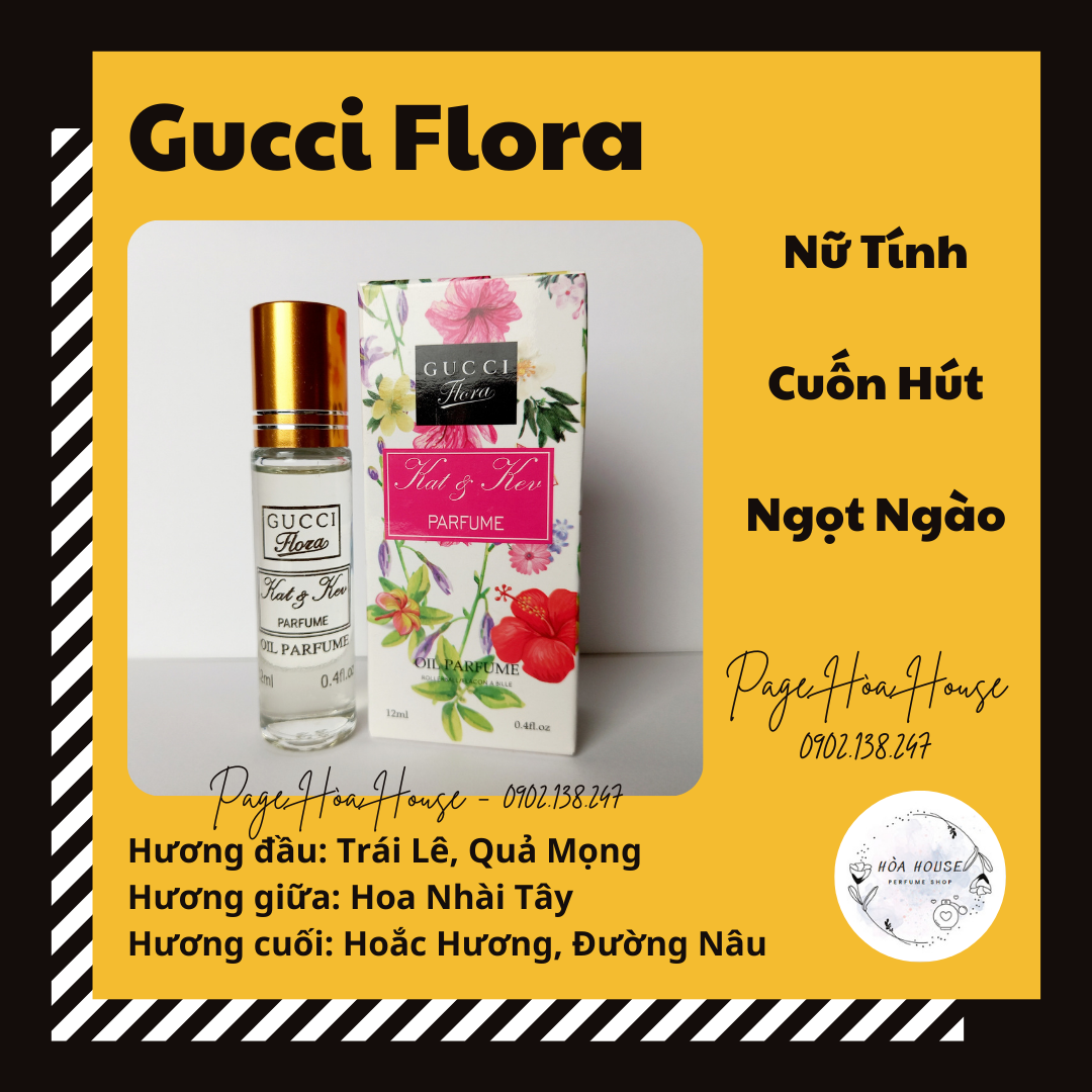 Nước hoa Kat & Kev dạng lăn 12ml - Cho Nam & Nữ
