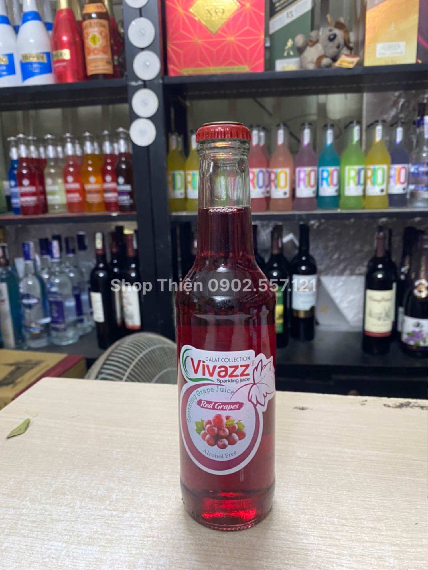 Nước Nho Có Ga VIVAZZ Sparkling Grape Juice 275ml