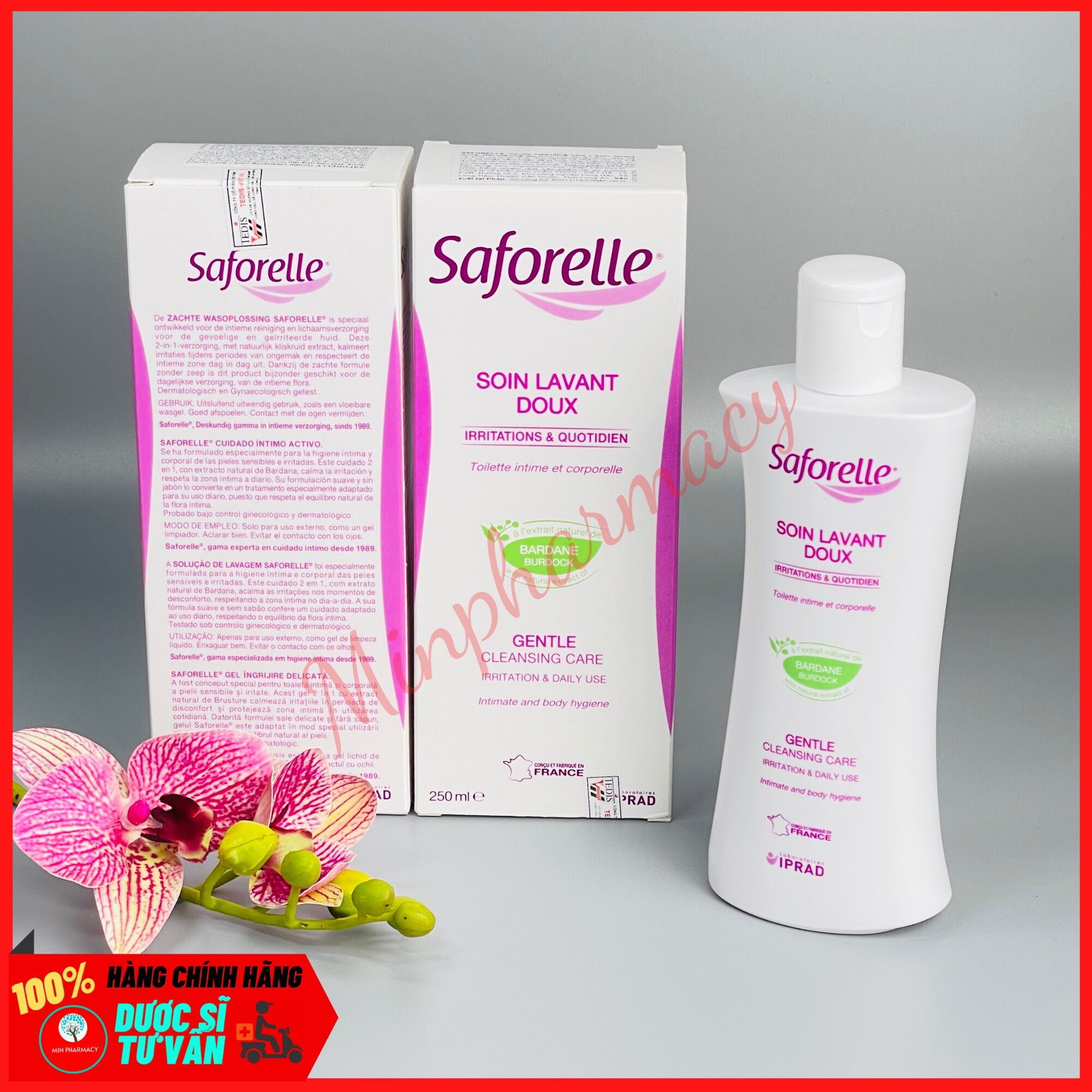 [HCM]GEL VỆ SINH PHỤ NỮ SAFORELLE 250ml- Minpharmacy