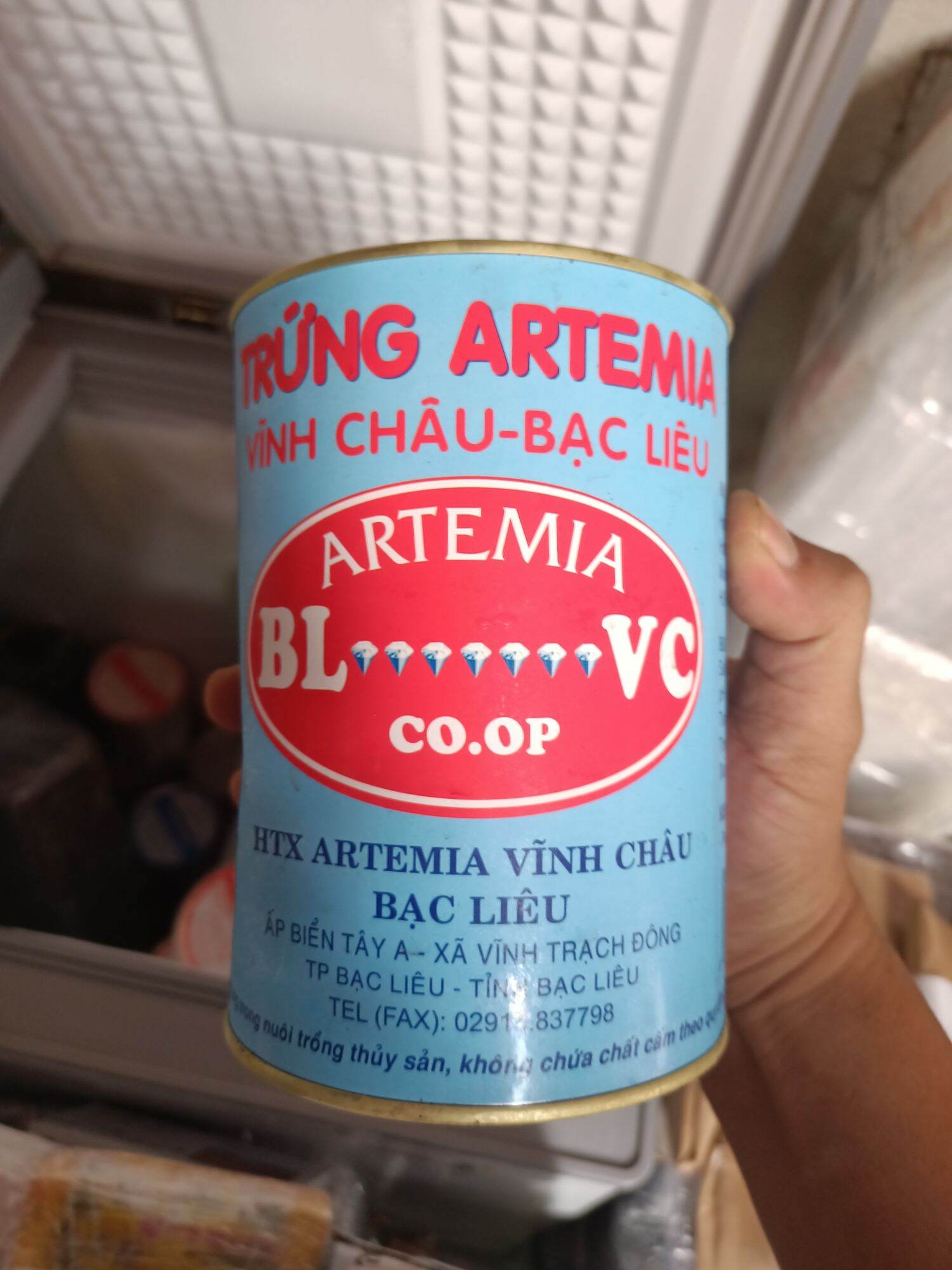 ARTERMIA VĨNH CHÂU , THỨC ĂN CHO CÁ ( SỚT LẺ 10G )