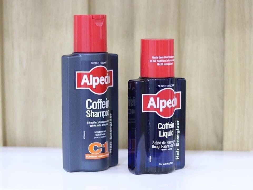 Bộ sản phẩm dầu gội và tinh dầu mọc tóc, chống rụng tóc, chữa hói đầu alpecin