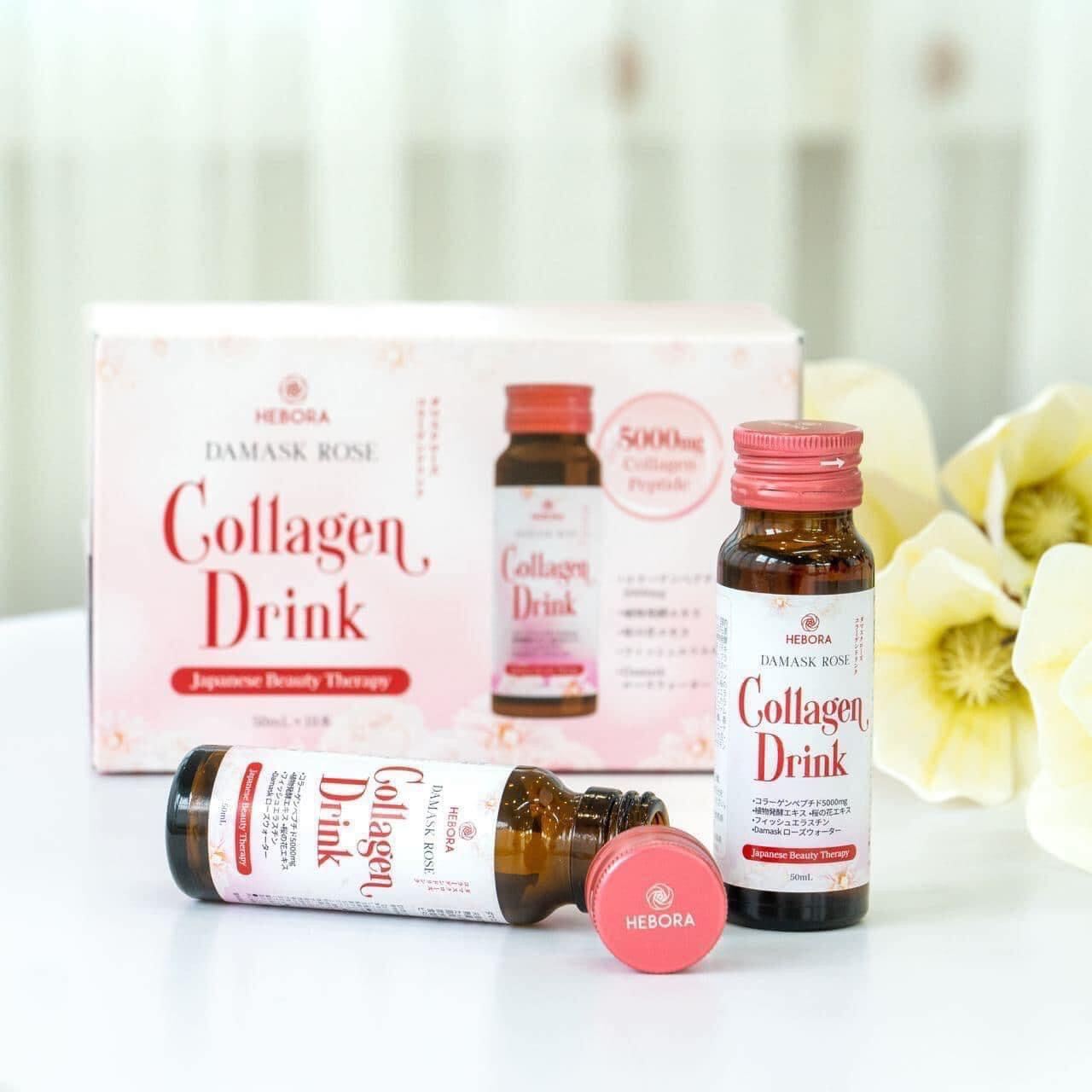 Nước Uống Collagen Hebora Nhật Bản Phiên Bản Mới Bổ Sung Collagen Giảm Nếp