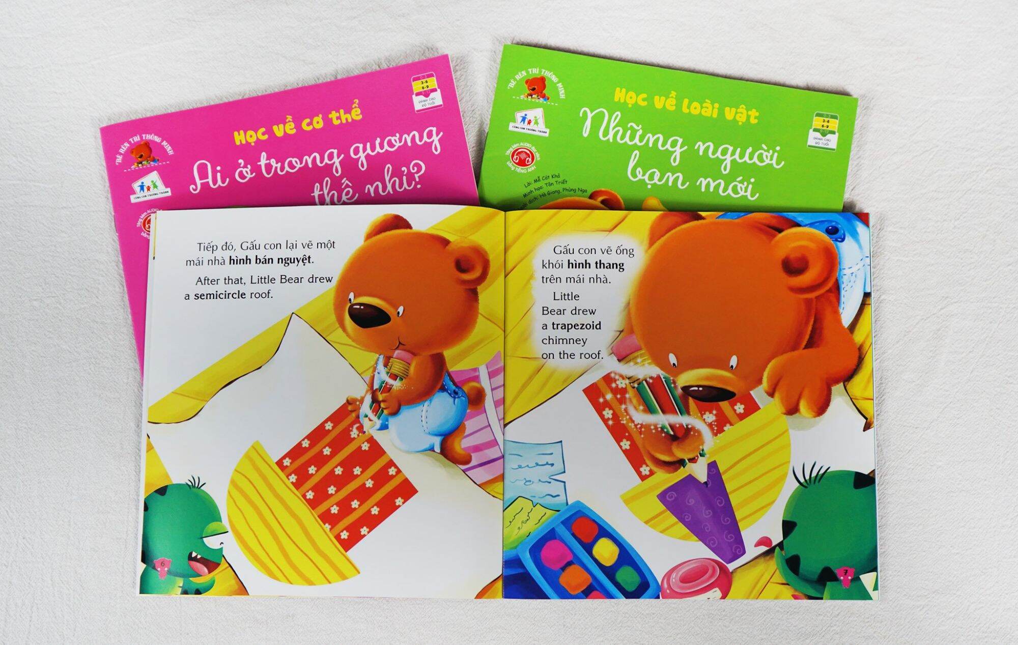 SÁCH - Combo 6 cuốn bé rèn trí thông minh