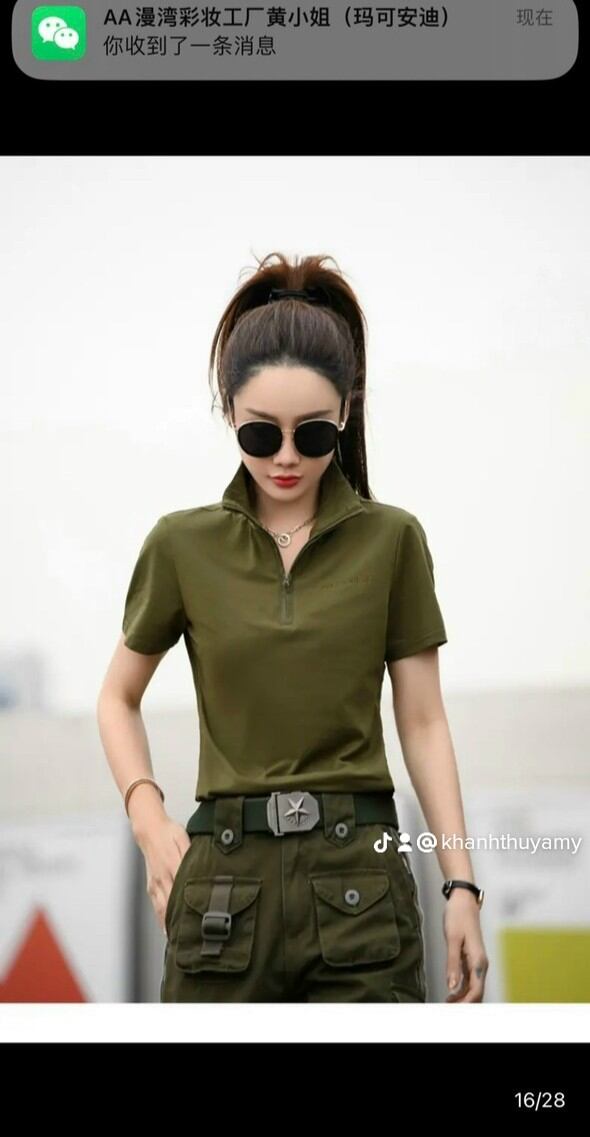 Áo thun lính nữ hàng quảng châu