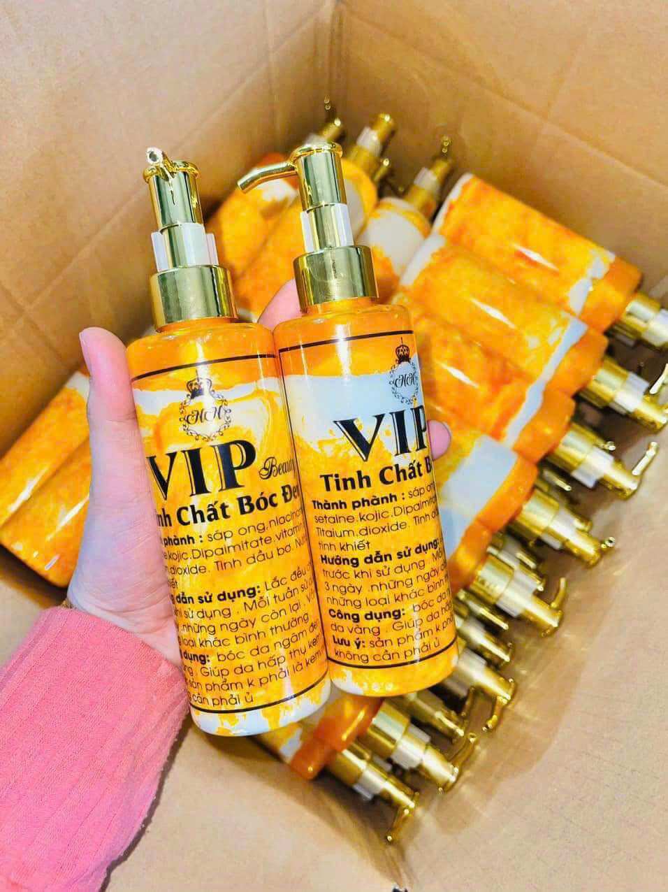 Kem body vip tinh chất bóc tách da đen khử thâm