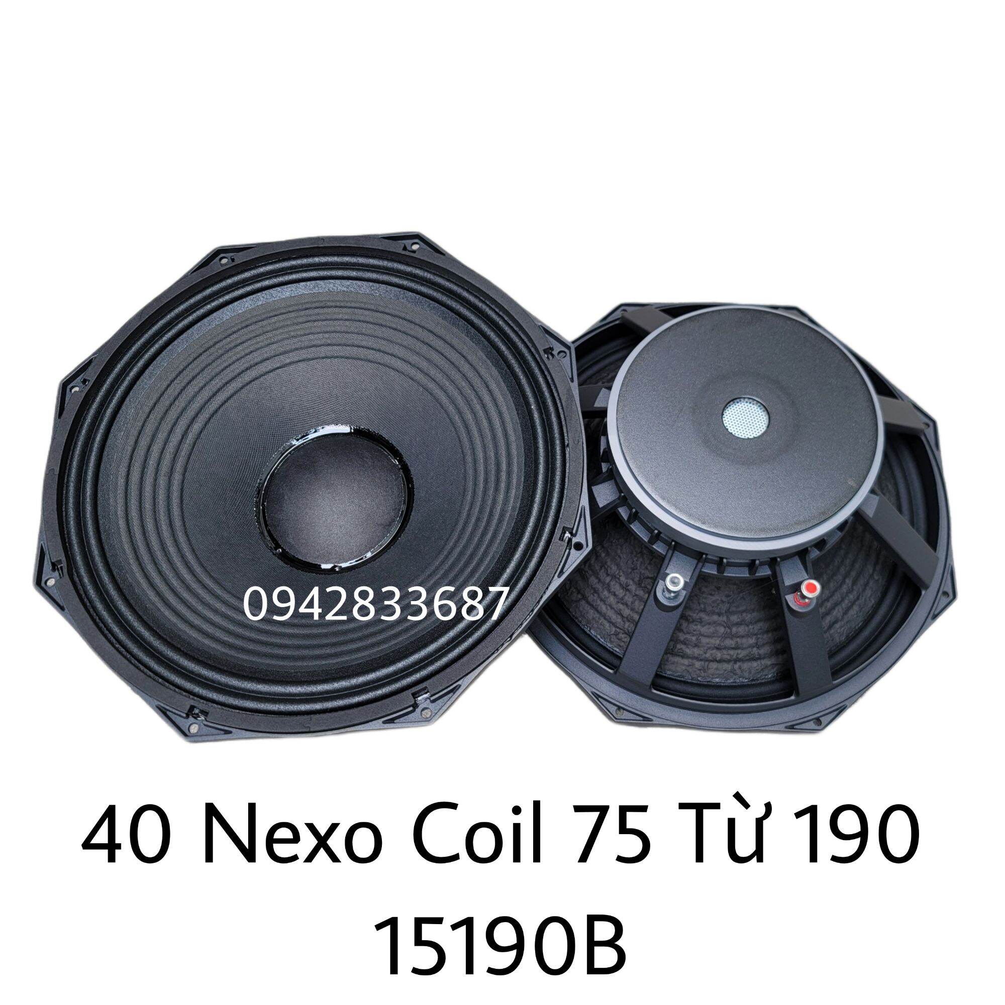 Loa bass 40 coil 75 từ 190 model 15190b