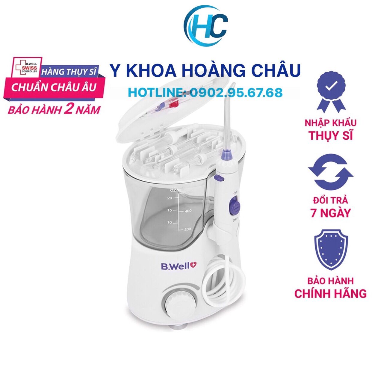 Bwell wi 922 -máy tăm nước gia đình b.well wi-922