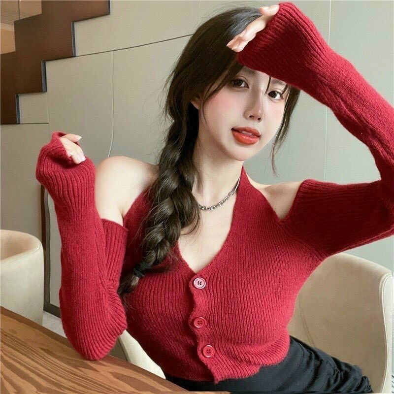 Áo kiểu tròng cổ tay dài xinh xẻo trong2