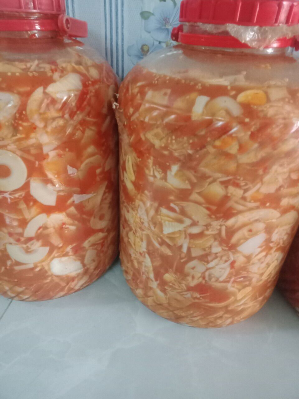 Măng ớt mắc mật bình 70k/ lọ 1,5kg