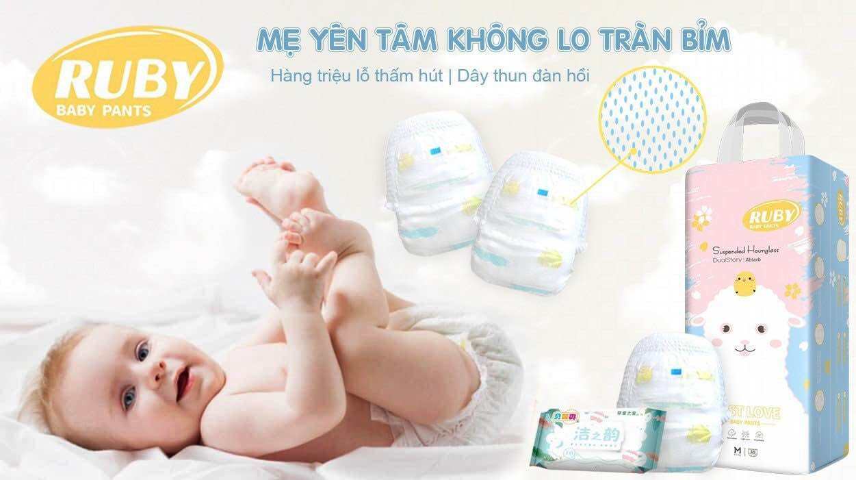 (thanh lý hàng mới 100%)50 Bỉm quần Wasuka ruby xuất Nhật size M/L/Xl/Xxl0