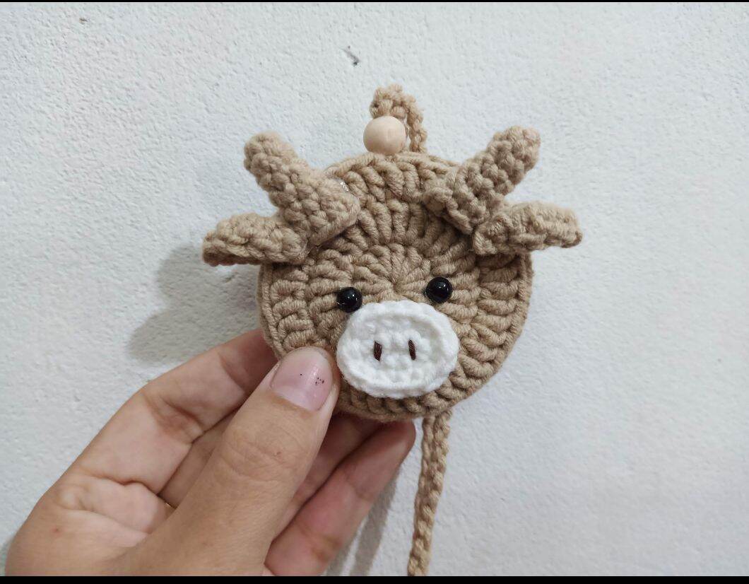 túi đựng tỏi cho bé hình con trâu