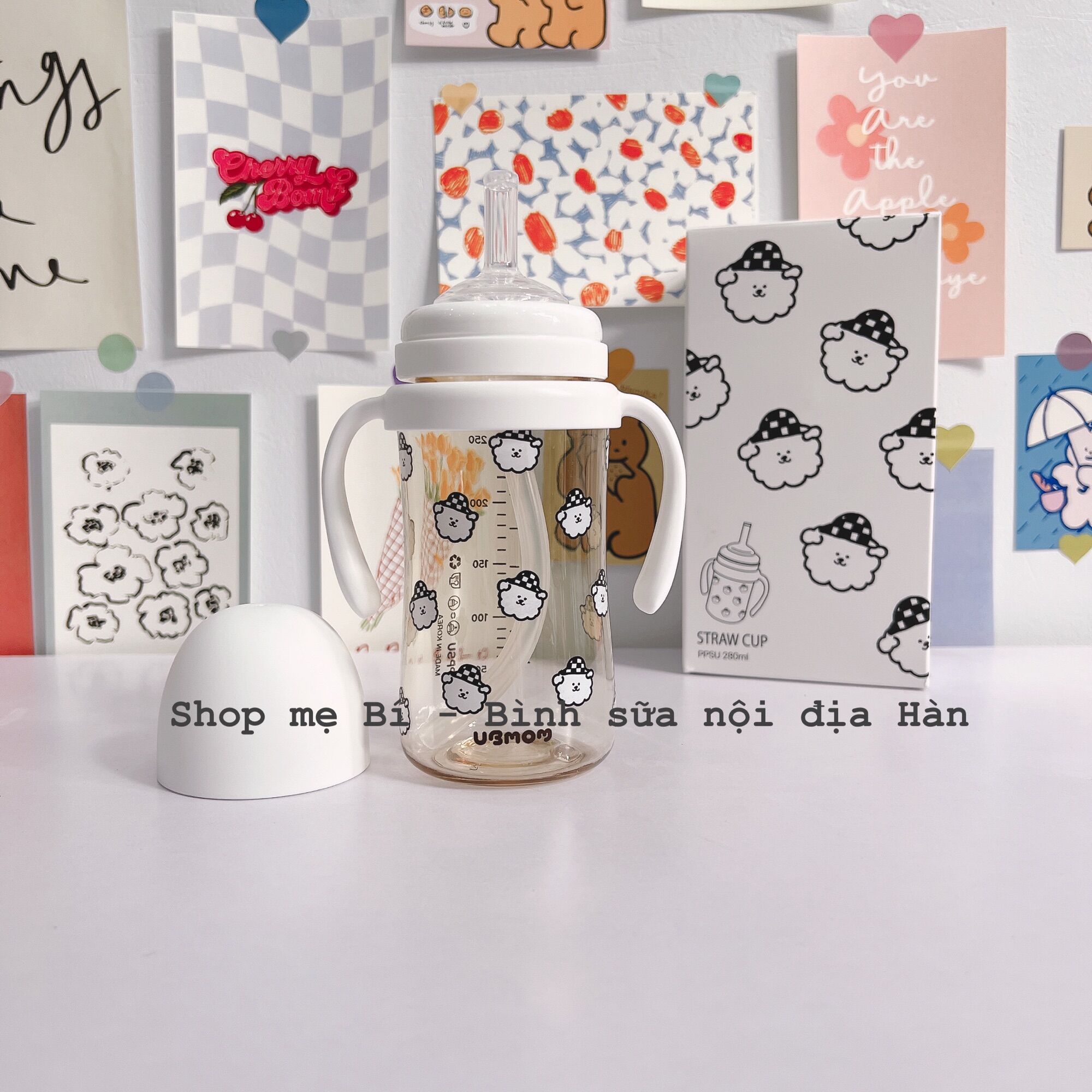 Bình sữa / Bình hút Ubmom 220-280ml