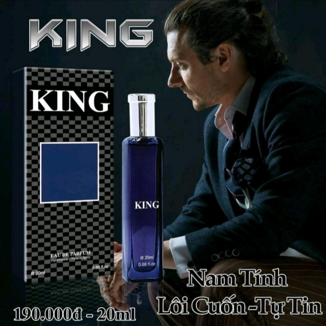 Nước hoa nam king 20ml