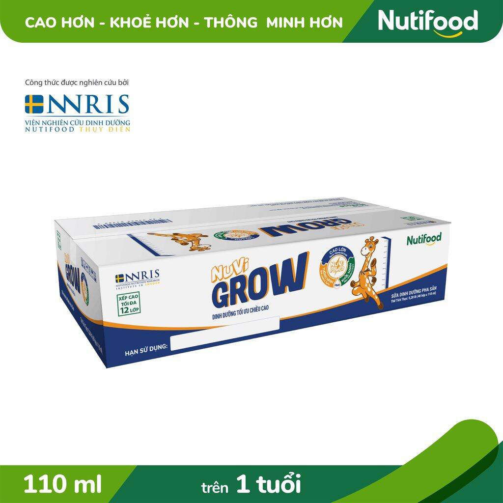 THÙNG 48 HỘP NUVI GROW 110ML