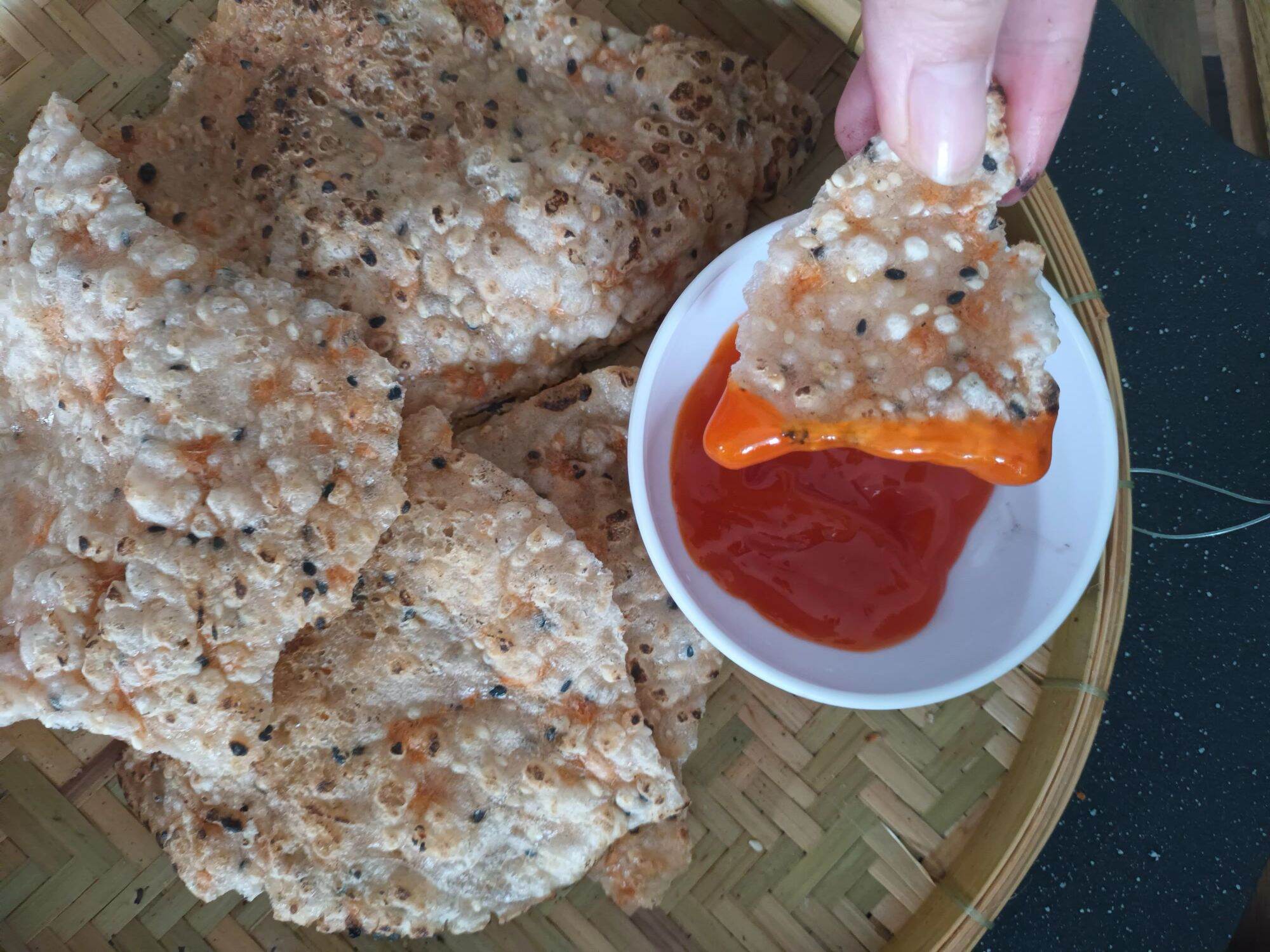 BÁNH TRÁNG ĐA TÔM CHƯA NƯỚNG/ 50 Cái