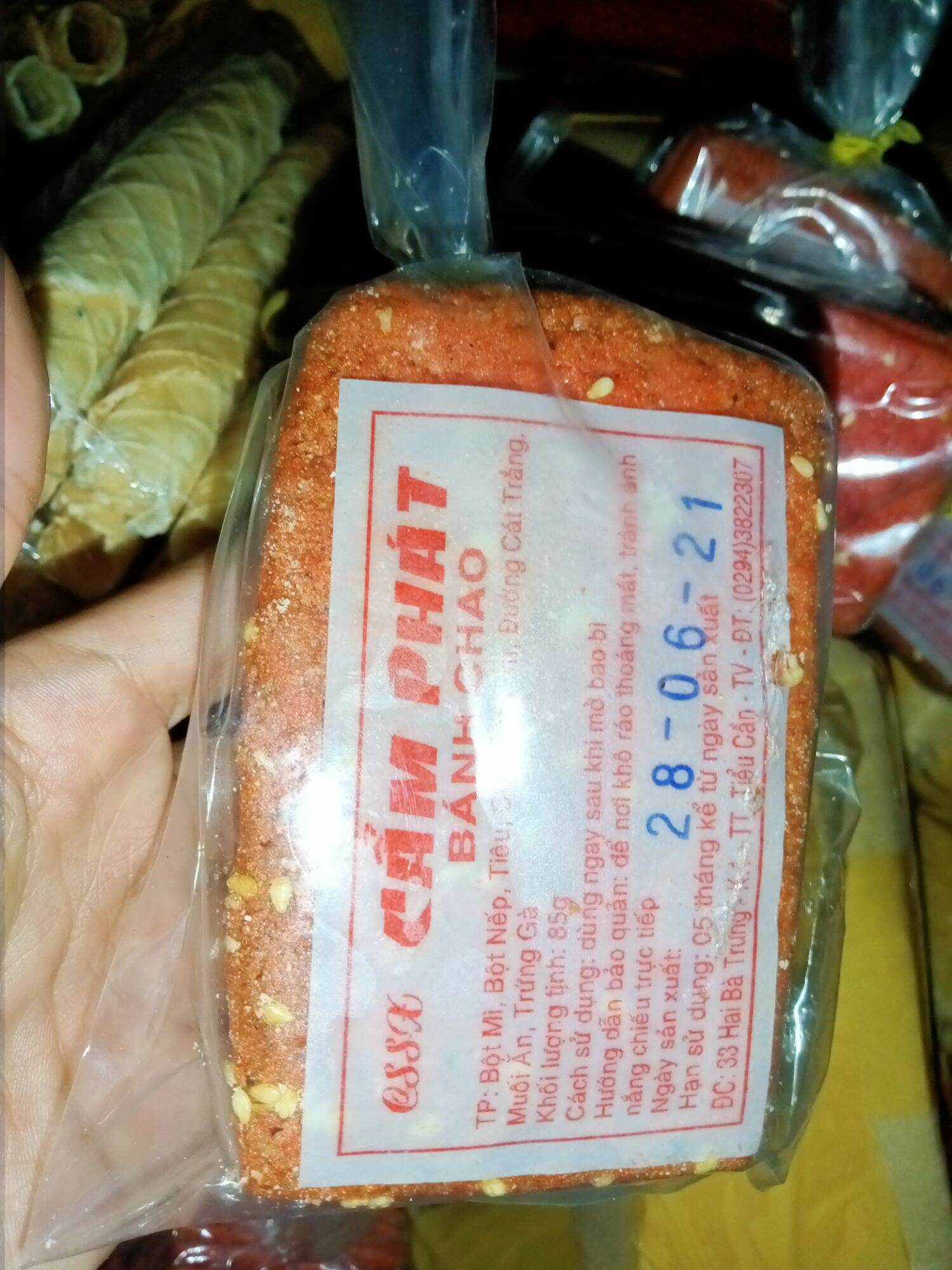 Bánh chao 1 bịt gồm 5 cái nhỏ i hình
