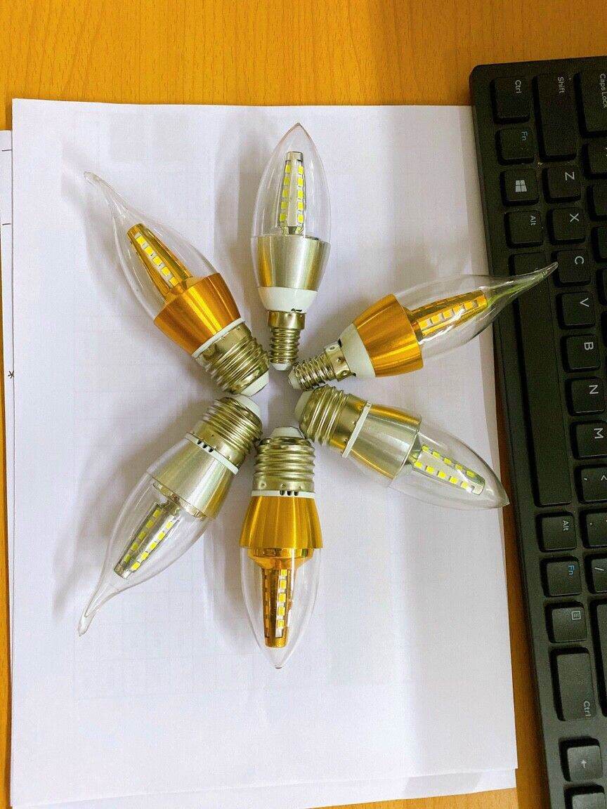 Bóng nến led đui E27 công suất 5W
