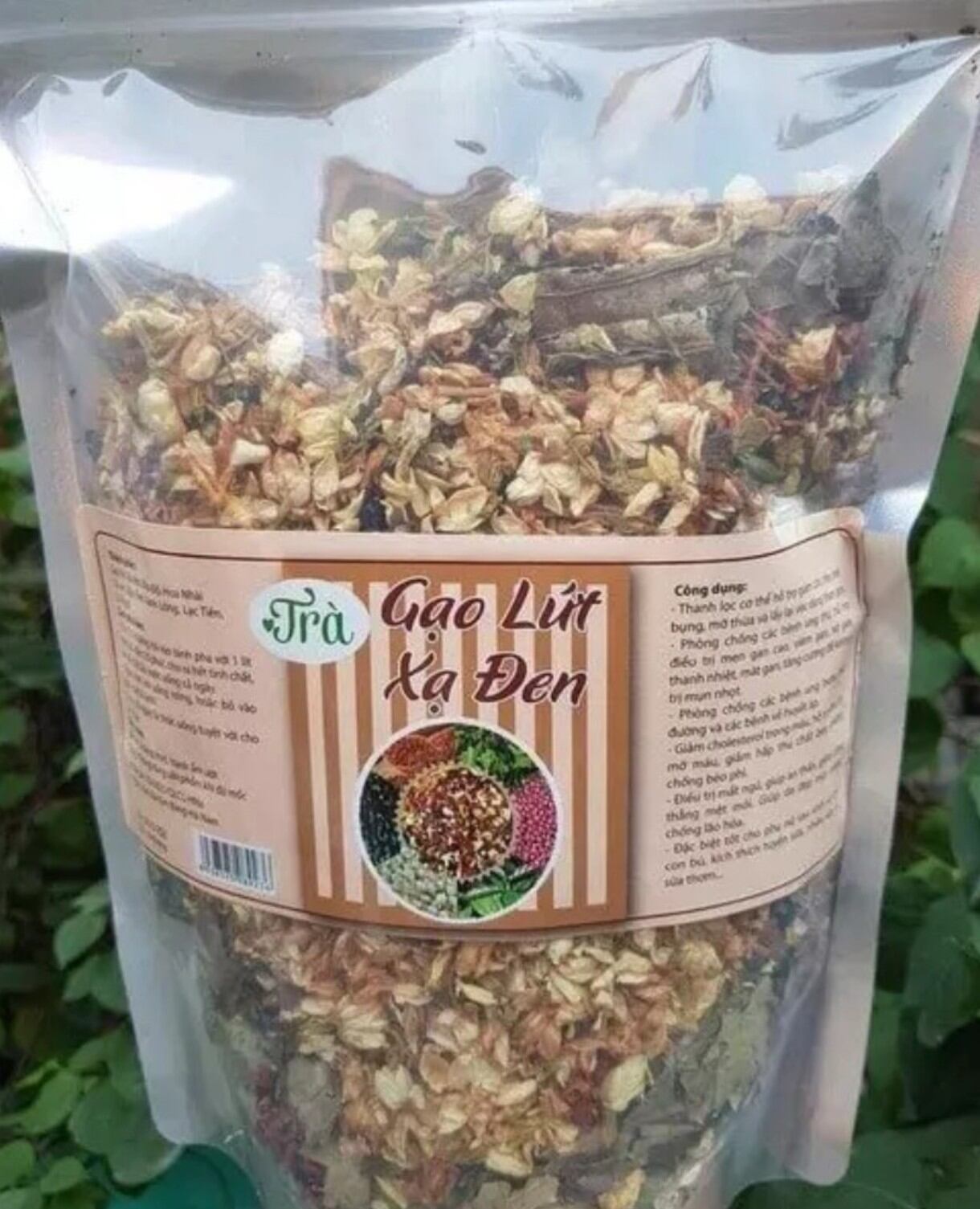 Trà gạo lức xạ đen 7 vị thanh mát giải độc giảm mỡ 1kg gói