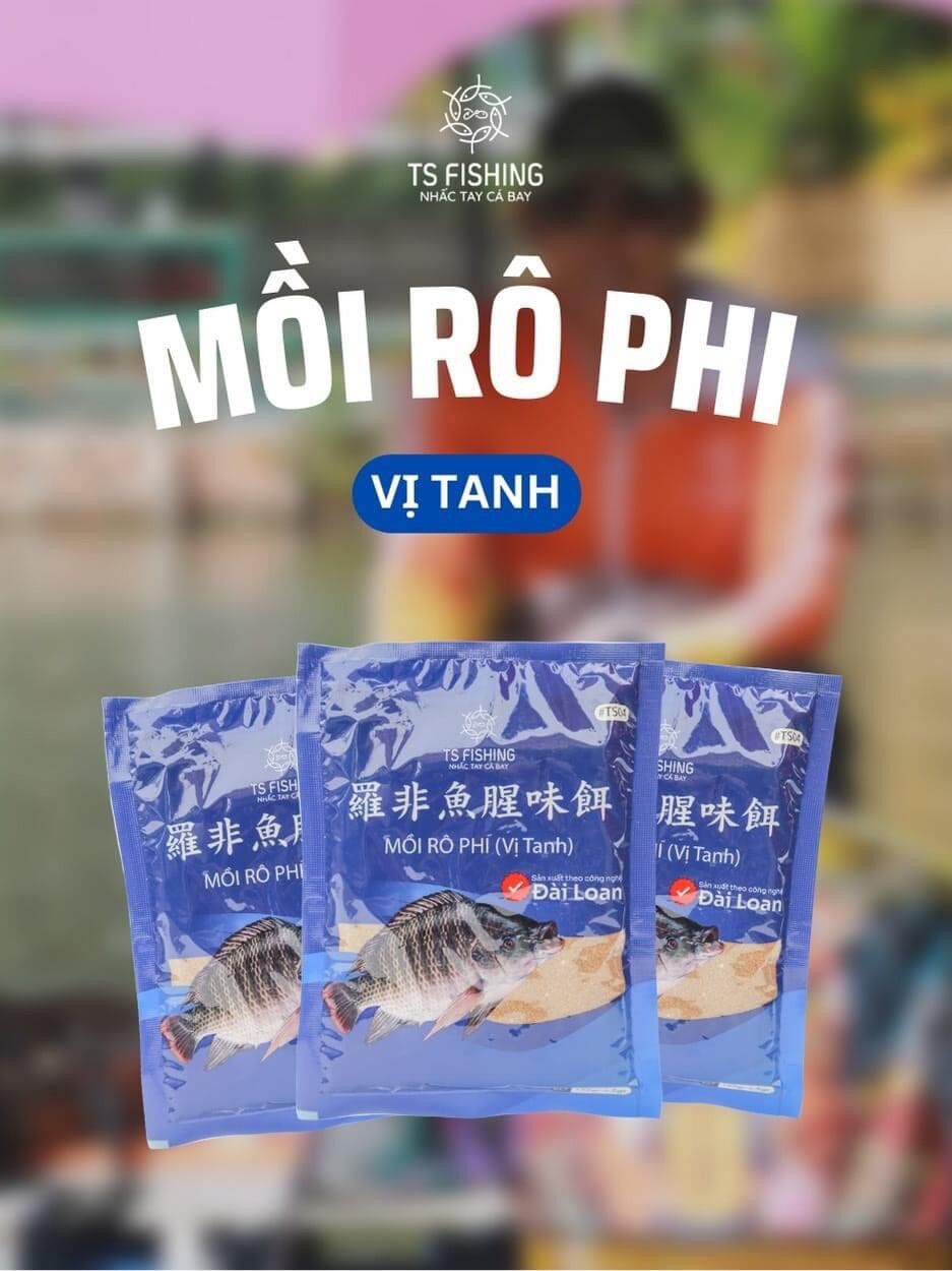 Mồi Câu Rô Phi Thơm Tanh TS FISHING