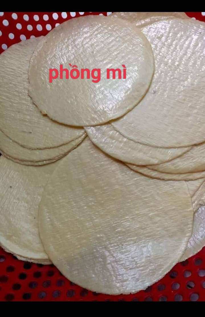 10 cái bánh phồng mì chưa nướng