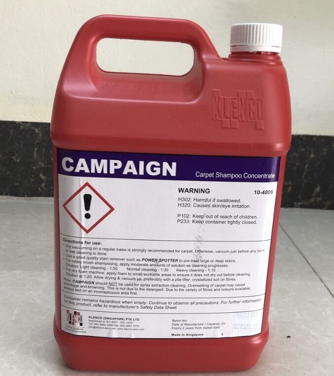 Nước giặt thảm Campaign Tmp – Can 5L
