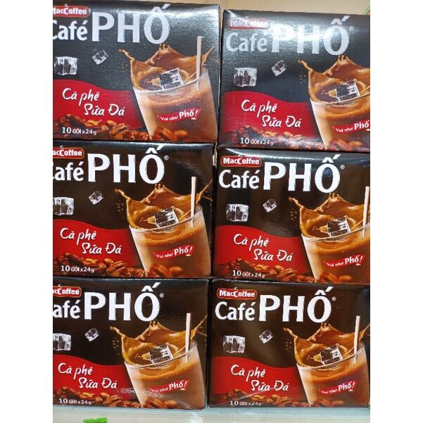 Cà Phê Sữa Phố Hộp 10 gói