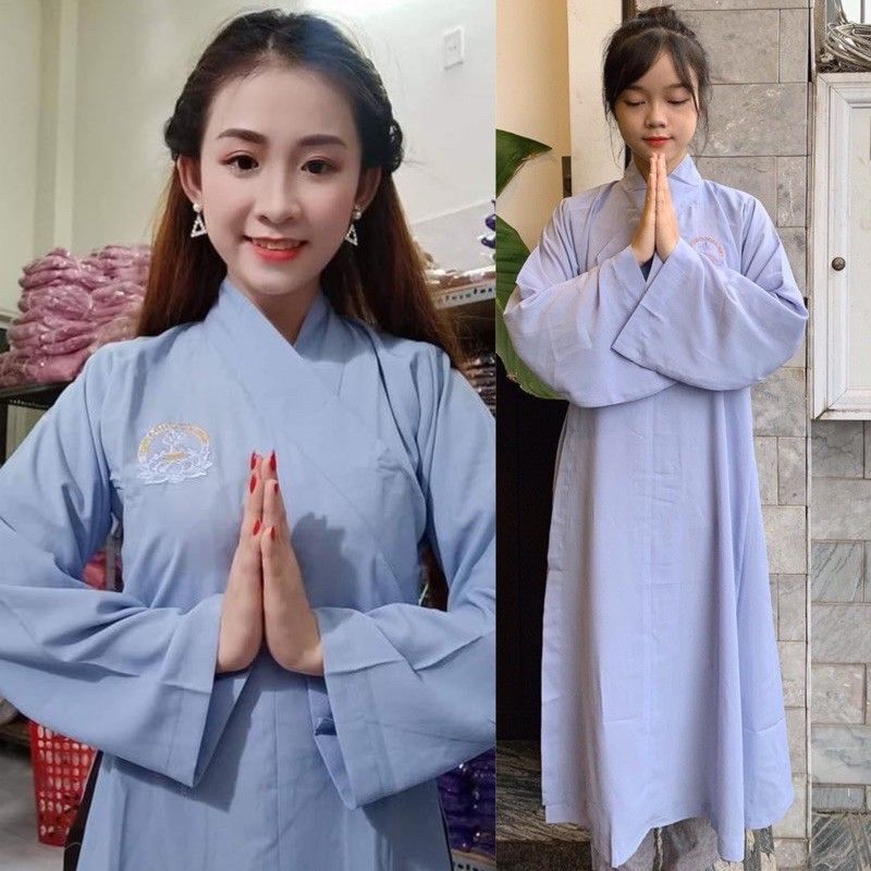 ĐỒ LAM ĐI CHÙA - MẪU ÁO TRÀNG NAM NỮ CHẤT SILK LOẠI 1