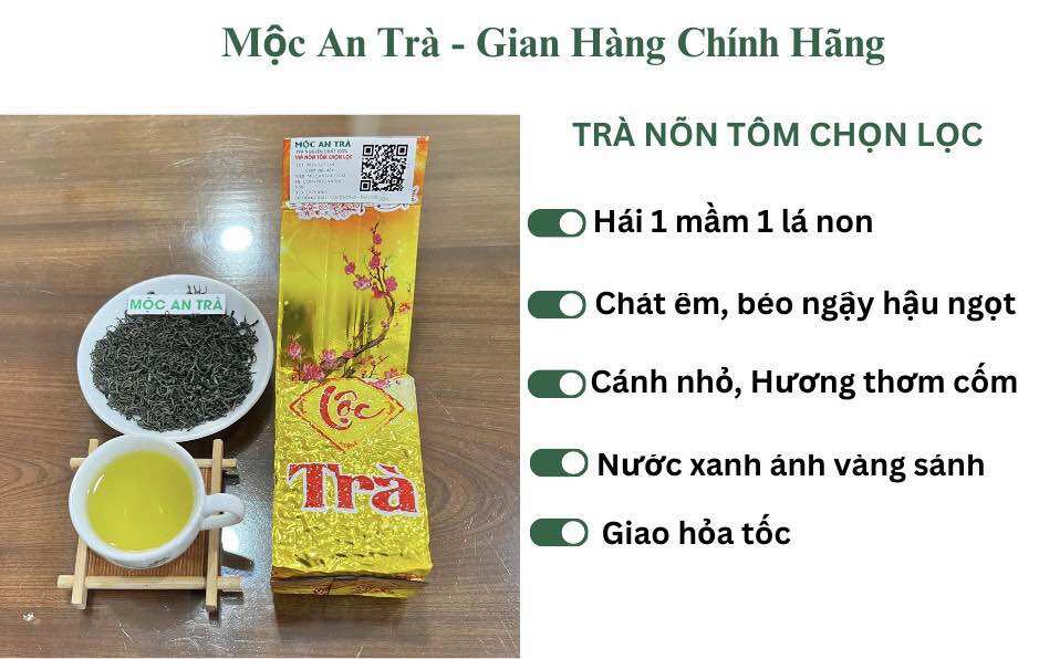 Trà Nõn Tôm Chọn Lọc 500gam