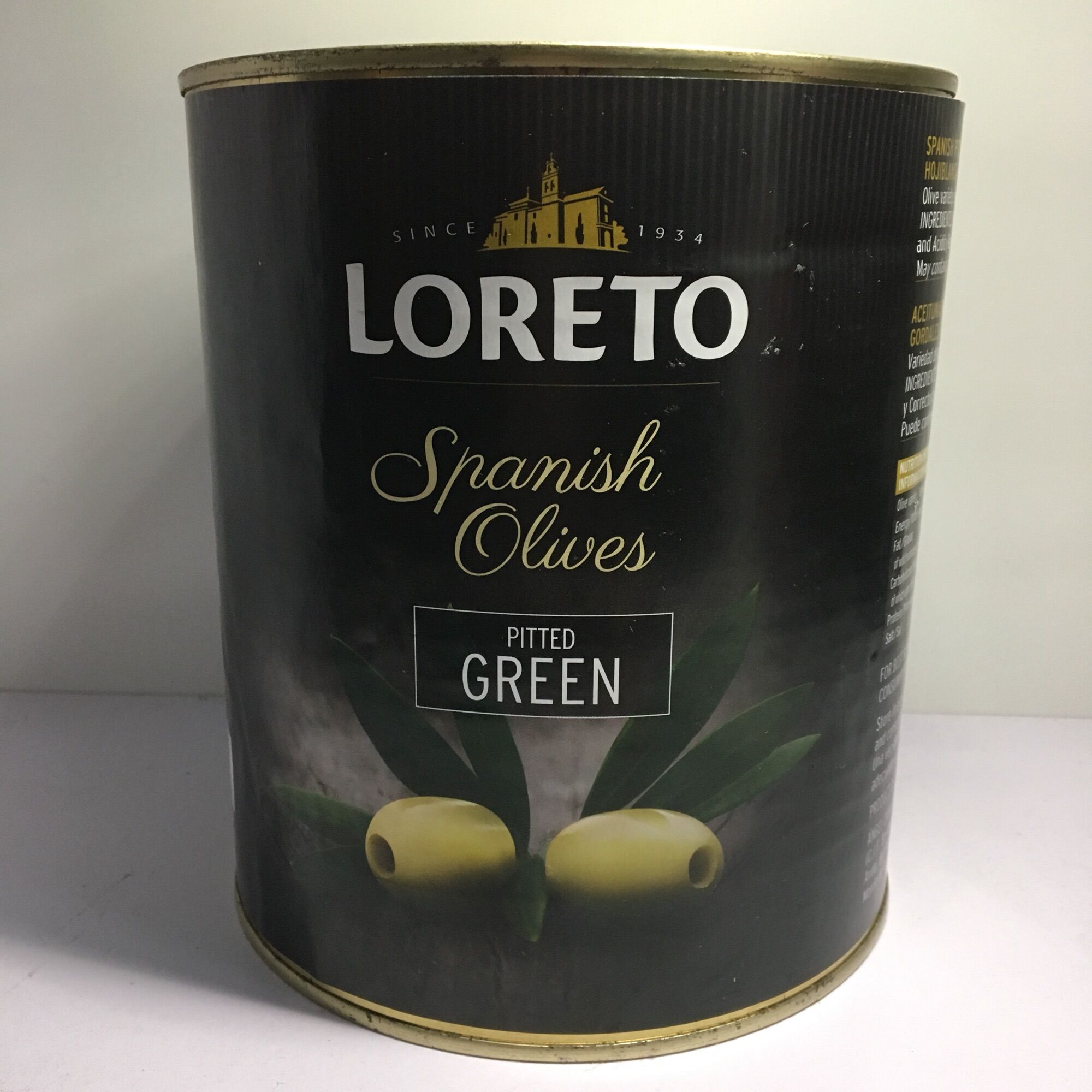 Quả oliu xanh tách hạt cao cấp Loreto 3kg